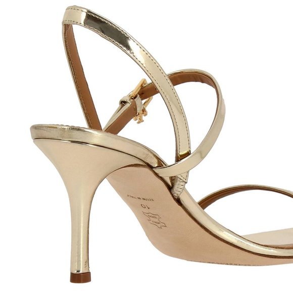 TORY BURCH * $328 MANY SIZES * Penelope Slingback Sandal Gold Strappy Prom - Picture 2 of 16